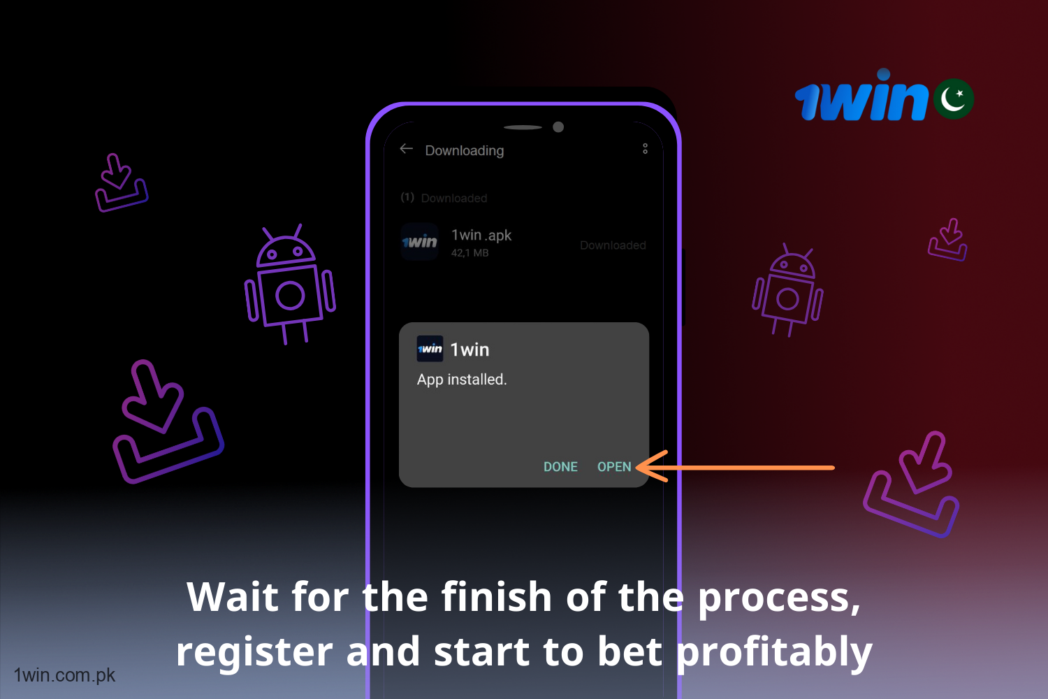 After successfully installing the Android app, users can register and begin placing profitable bets.