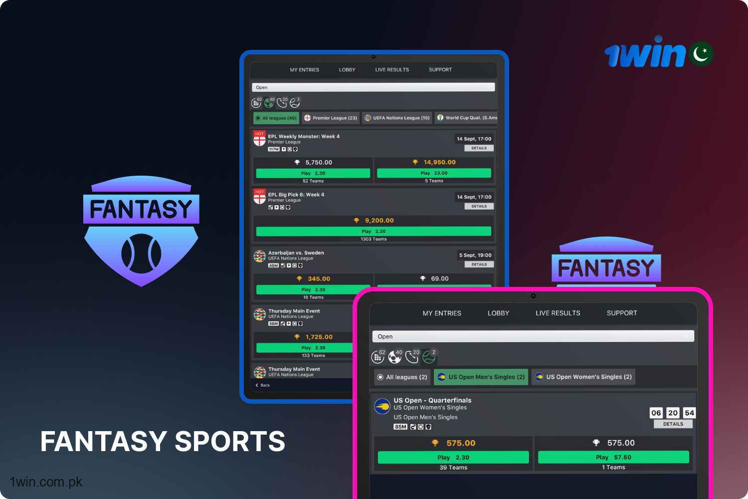 If you reside in Pakistan, it's the perfect moment to step into the realm of 1win, renowned as one of the leading bookmakers globally! Here, you're presented with an extensive array of sports events and casino games, alongside attractive bonuses that can reach as high as 500% of your first deposit.