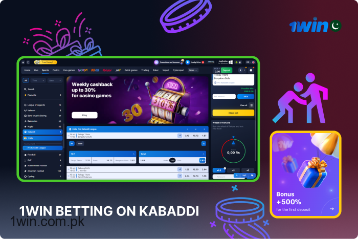 Online Kabaddi betting enjoys immense popularity across Pakistan.