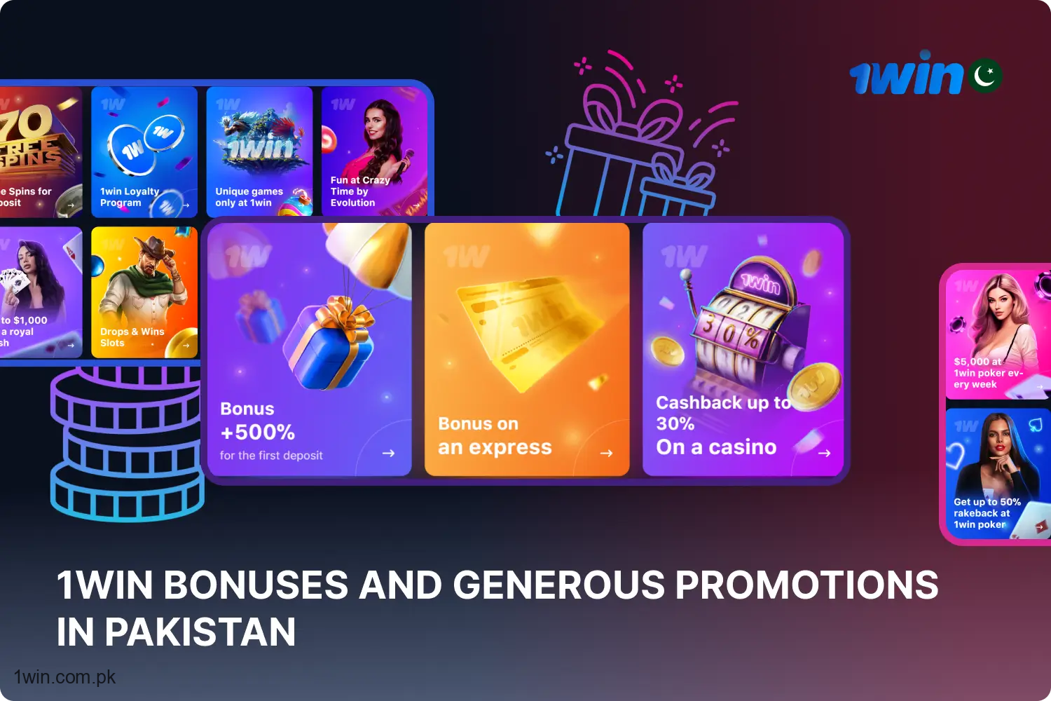 Pakistani players can access a wide range of bonuses and promotional opportunities through both the website and the mobile app.