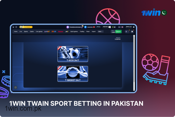 The tournament-style games offered by 1win Twain are brief competitions that have gained immense popularity among bettors in Pakistan.
