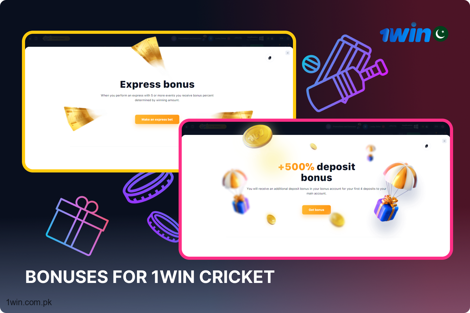 Users of the 1win mobile app from Pakistan can also place bets on cricket. The mobile application features the same tournaments, markets, statistics, and additional features as its desktop counterpart. Despite a more compact design, accessing the cricket betting section remains user-friendly.