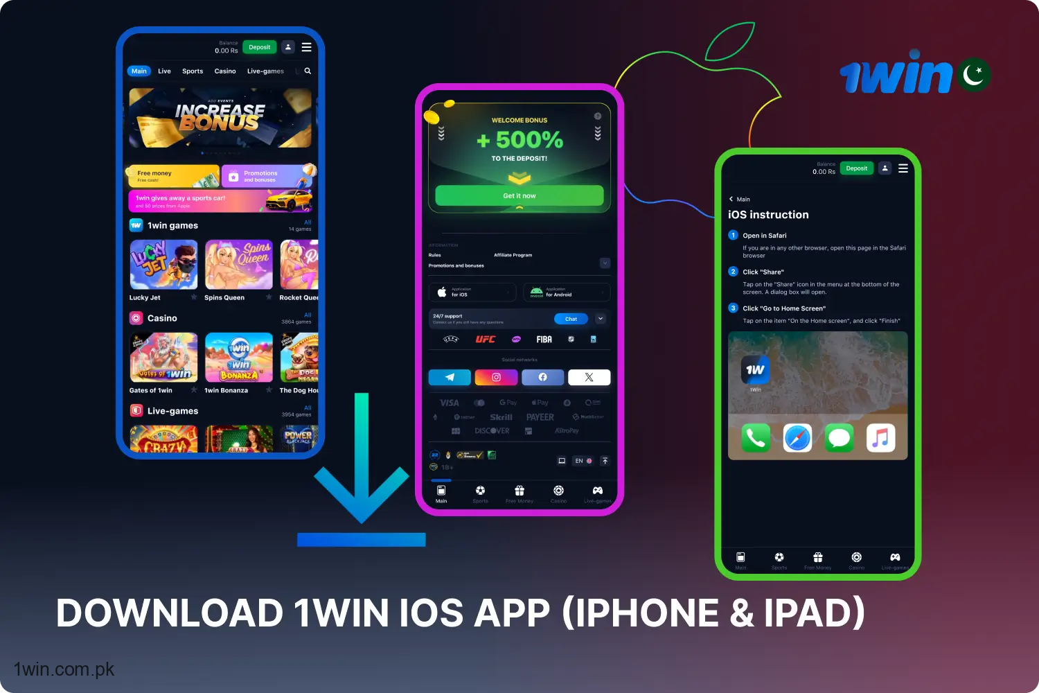 Downloading the 1win mobile application for iOS is a hassle-free process that only takes a few moments.