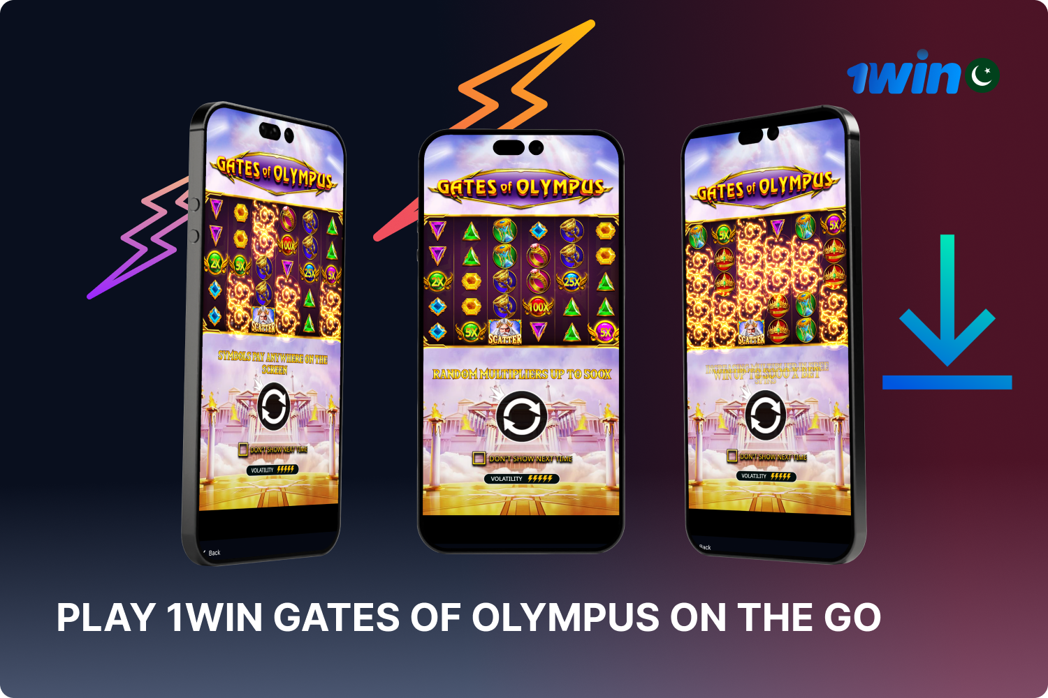 Players in Pakistan can enjoy a free app to access the Gates of Olympus.