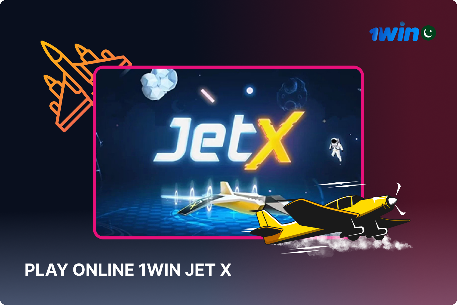 Players in Pakistan have taken a liking to the JetX crash game found on 1win.
