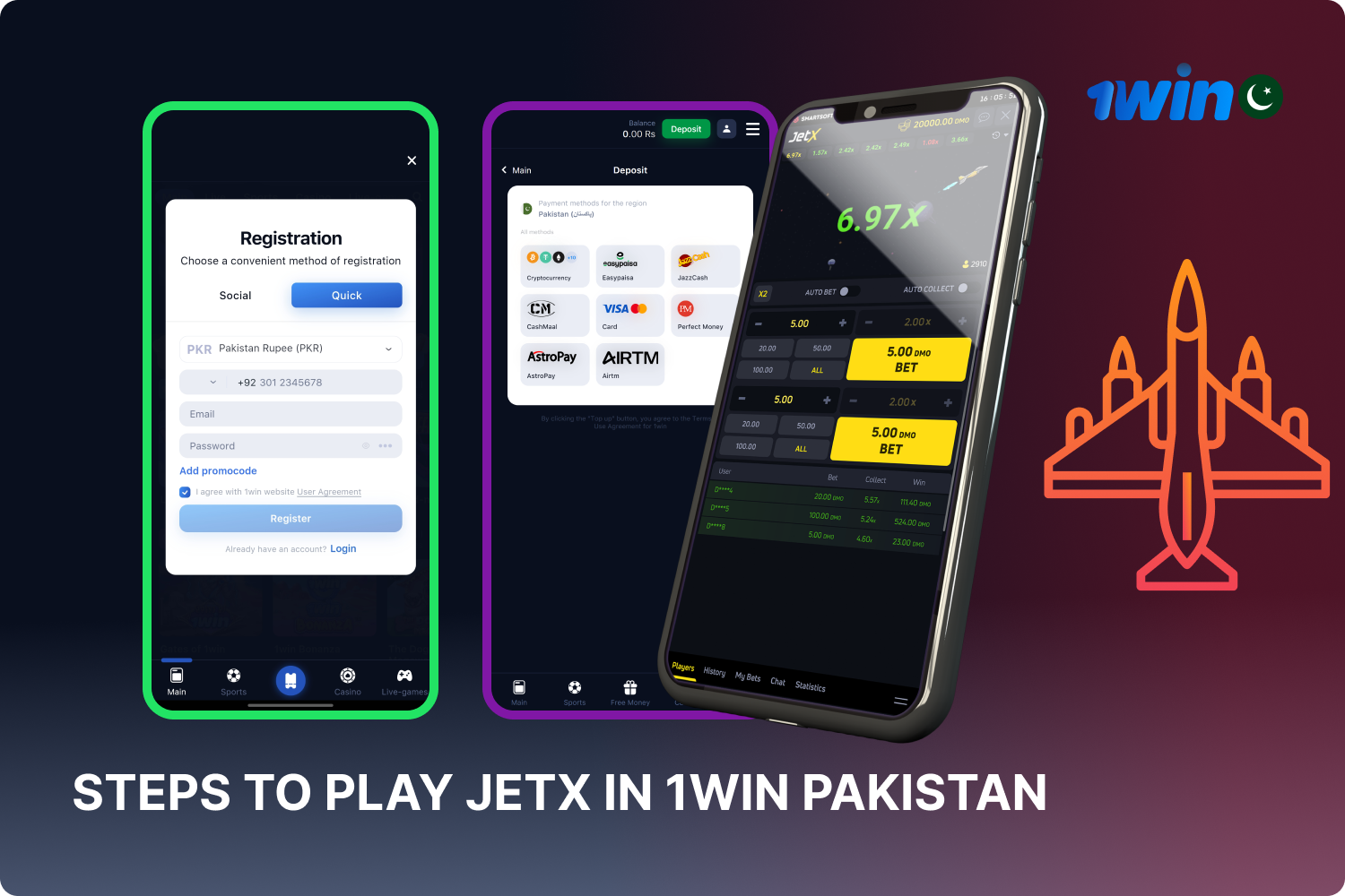 The 1win JetX game has incorporated features designed to enhance user experience. Players can place multiple bets in one round and interact through a chat feature. Here is a list of the features on offer: