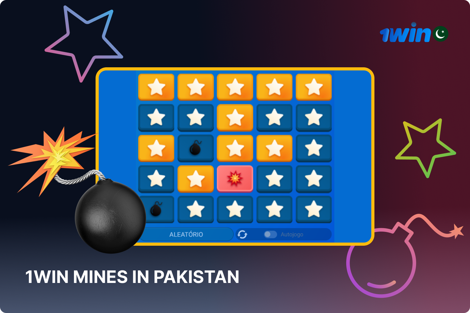 Several variations of 1win Mines are offered by online casinos in Pakistan.