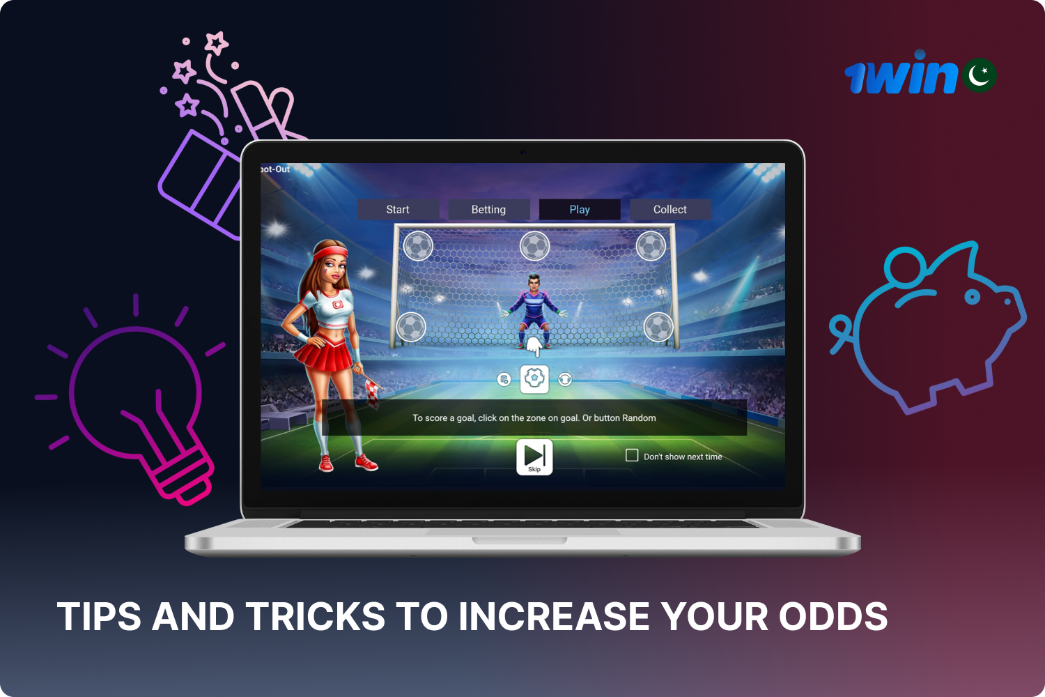 Players from Pakistan can increase their winnings by following tips specific to Penalty Shoot Out.