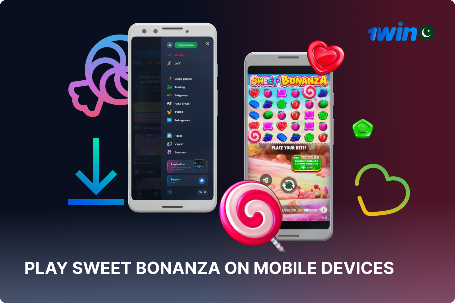 Sweet Bonanza operates smoothly on both iOS and Android devices.